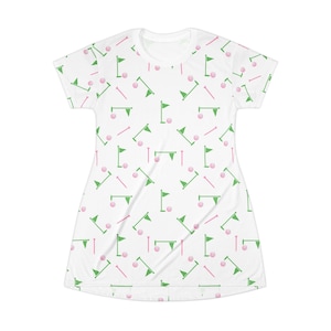 green and pink golf dress Pink And Green Golf Knit Dress Size 4T