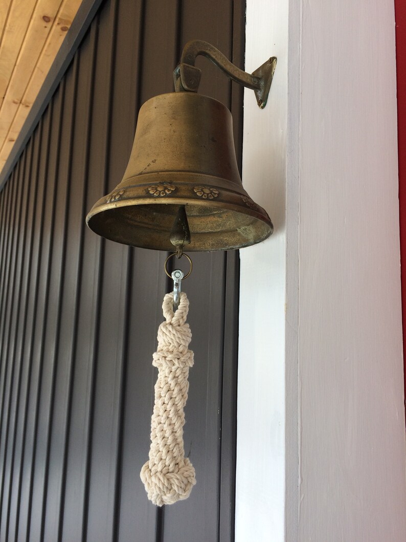 8 Inch cream cotton bell rope a rope bell pull ideal for 6 Etsy