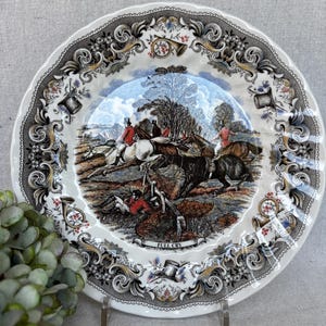 バラッツ★Herring's Hunt★プレート①【英国ビンテージ】 Herrings Hunt Plates by Churchill - Etsy