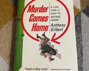 Vintage 1965  Murder Comes Home Anthony Gilbert Book