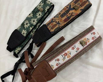 Handmade vintage camera strap, personalized custom strap,Universal Camera Neck Strap, Adjustable Camera Shouler Strap, Gift for Photographer