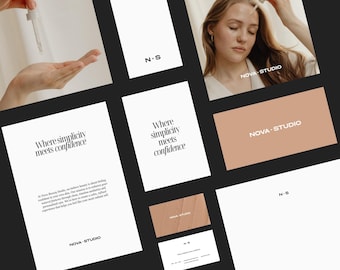 Semi Custom Branding Kit // Premade Branding Package Semi Custom Brand Premade Logo Brand Identity Fashion Branding Kit Pre Made Brand Kit