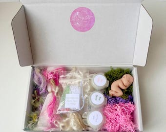 Kit per fatine fai da te, decora la tua fatina, fatina minuscola, fai da te, crea la tua fatina, fatina unica,