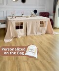 Tablecloth playhouse, Indoor playhouse, playhouse, table tent, play tent, playhouse for kids, Table Playground, Birthday Party Accessory, product logo