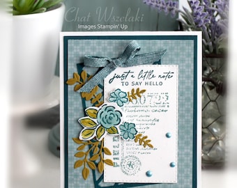 Tarjeta de amistad: solo una pequeña nota para decir hola