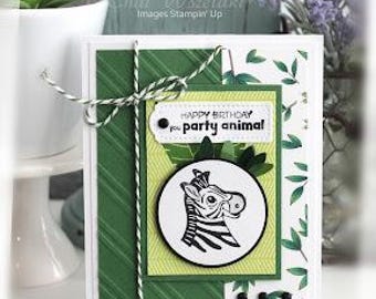 Masculine Birthday Card- Happy Birthday you Party Animal