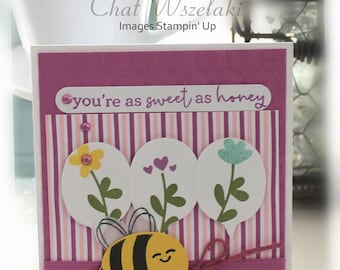 Tarjeta de la amistad: Eres tan dulce como la miel