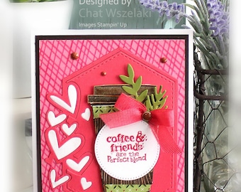 Tarjeta de la Amistad: El café y los amigos son la mezcla perfecta