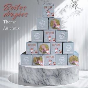 Boîtes dragées/bonbons