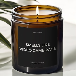 Video Game Rage Candle Birthday Gift For Him Funny Video Game Gift Gift For Video Game Lover Gamer Gift Boyfriend Gift For Gamer