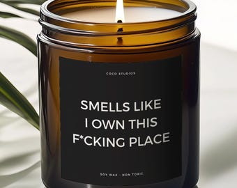 New Homeowner Gift Housewarming Candle Closing Day Gift Funny New House Gift Condo Owner Closing Gift For House House Warming Gift