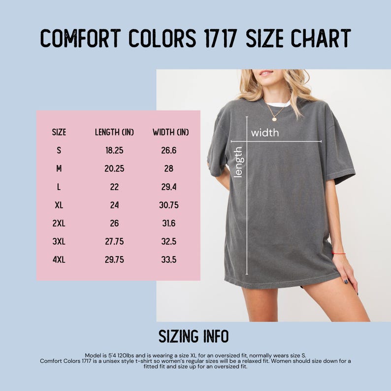 a women's size chart for a t - shirt