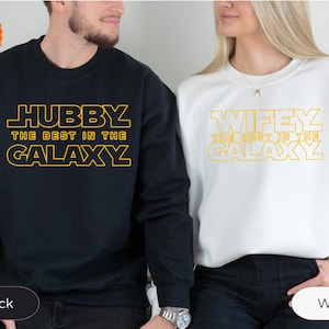 Couples Gift Sweatshirt, Husband and Wife Matching Hoodie, Anniversary Gift for Couples, His and Hers Hoodie, Funny Matching Couple Sweater