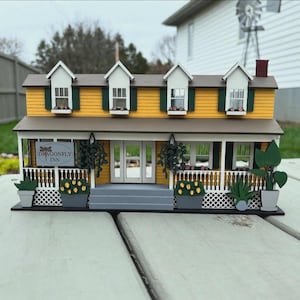 Quaint Town Buildings - Laser File