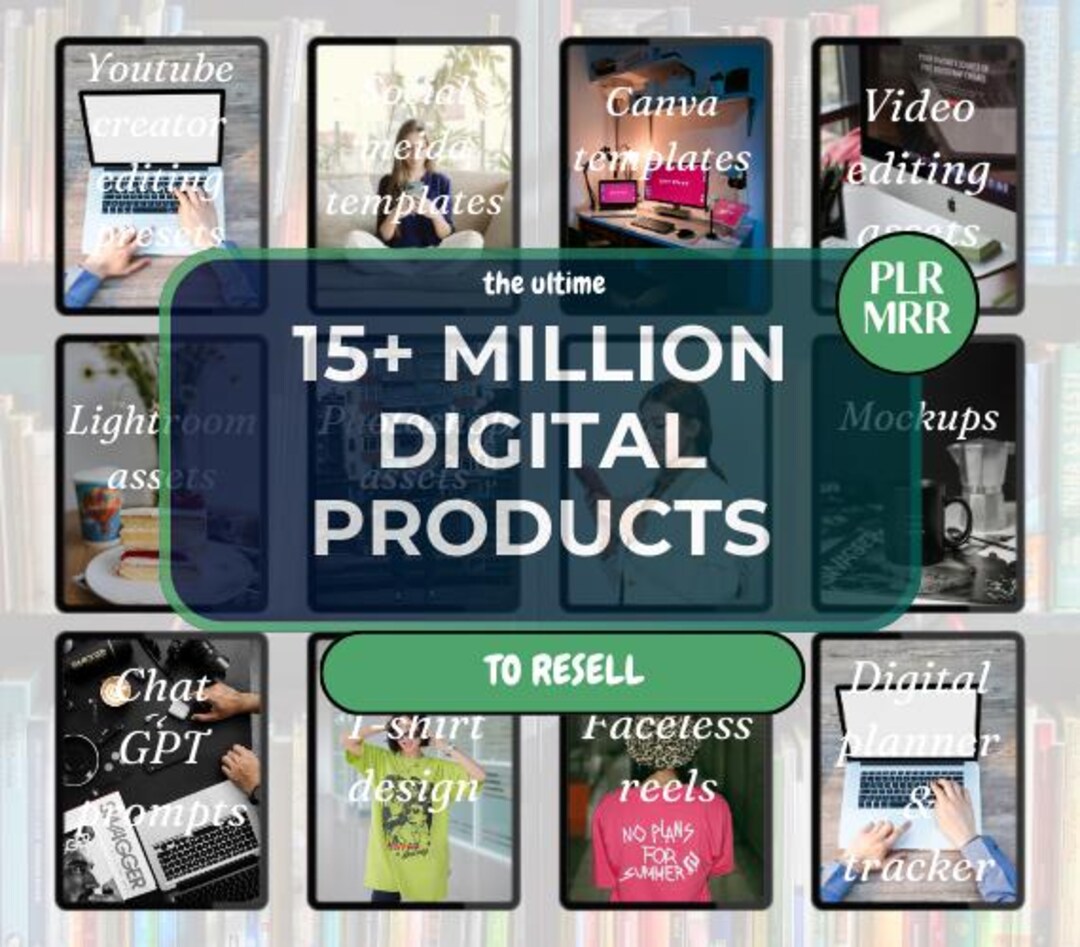15 Million Resell Digital Products Bundle for Passive Income, PLR and ...