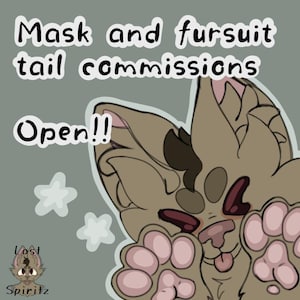 Animal Mask and Fursuit Tail Commissions|Open Till March||0/18 Slots Filled|