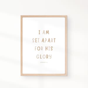 Jeremiah 1:5 | Nursery Bible Verse | Scripture Art | Neutral Christian Nursery Decor | Christian Kids Wall Art | Nursery Print