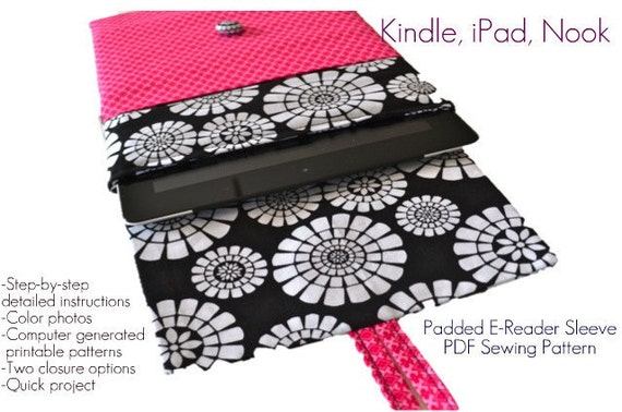 STITCHED by Crystal: Tutorial: Kindle case
