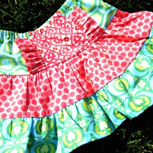 Patron de jupe pour filles, patrons de couture PDF &quot;La jupe Mckenna&quot; tailles 12m-12