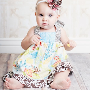 Girls Dress Pattern, Easy Sewing PDF Pattern, Sewing Patterns The Riley Dress 12m-8