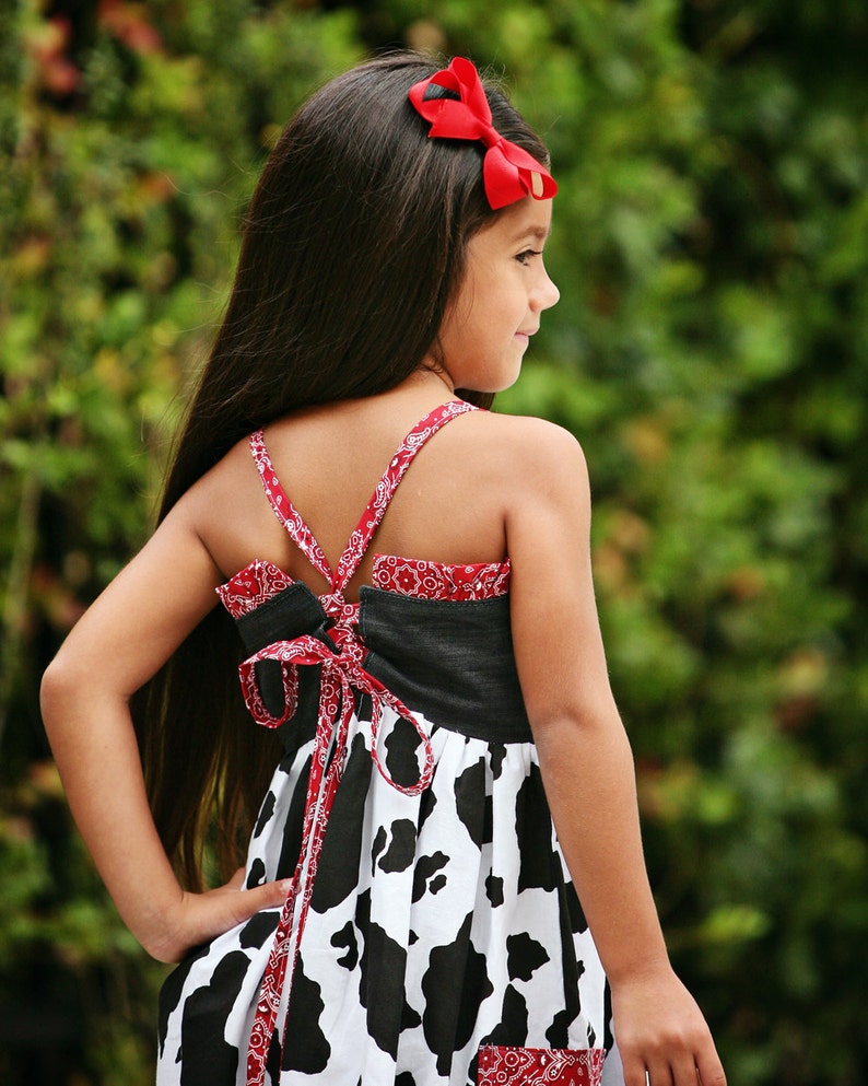 Girls Dress Pattern, PDF Dress Pattern, PDF Sewing Patterns The Willow Dress sizes 6m 12 image 2