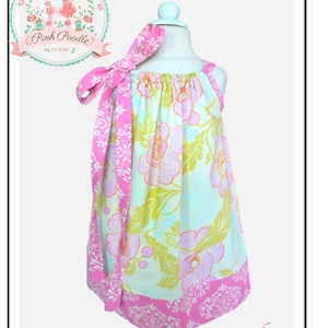 Girls Dress Pattern, Pillowcase Dress Pattern, Easy Sewing PDF Patterns, Sewing Patterns, Baby Dress Sewing Pattern 3m-8 &quot;Kaylee Dress&quot;