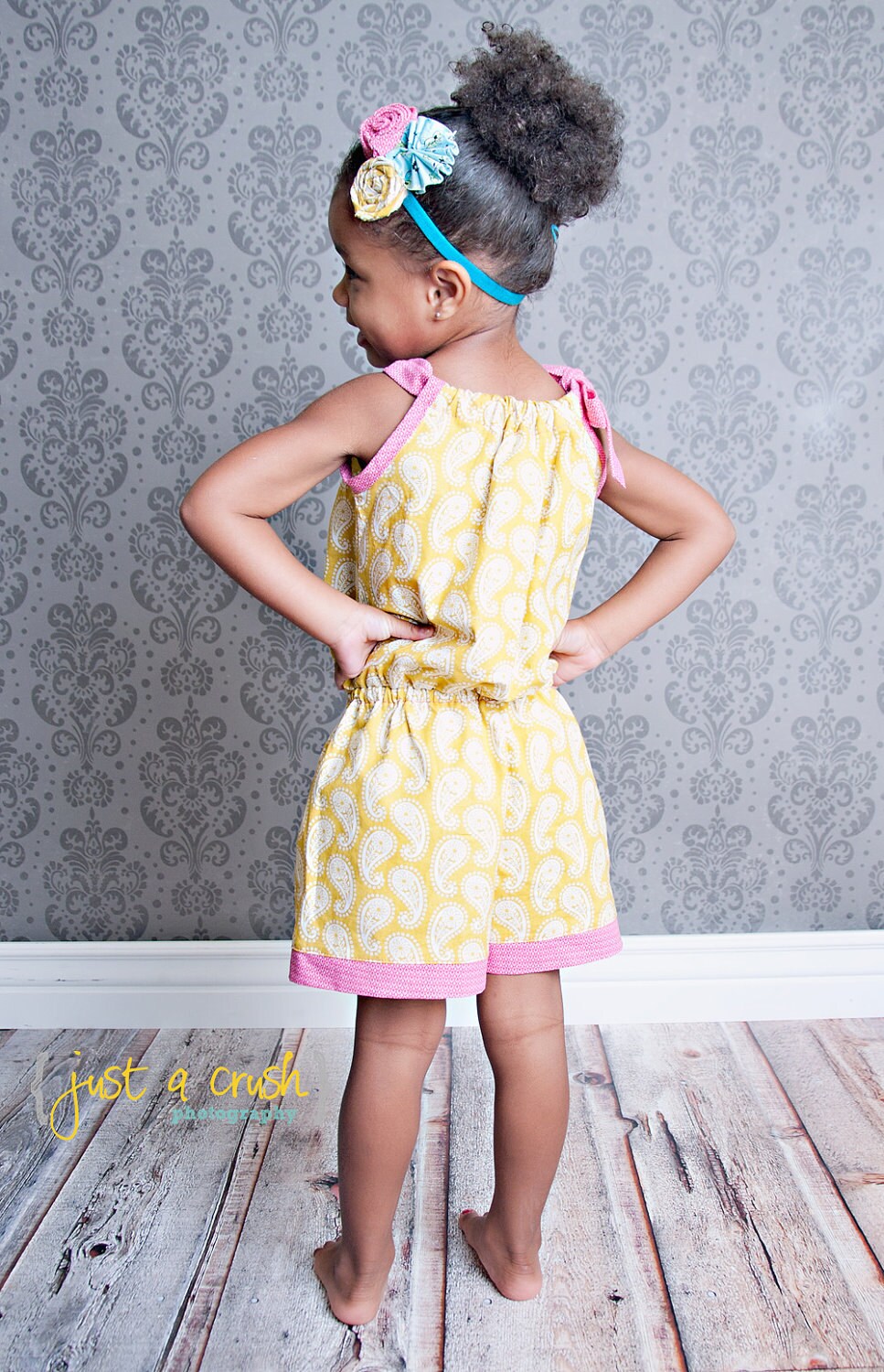 Pillowcase Romper Pattern Girls Romper Sewing Pattern Easy Etsy