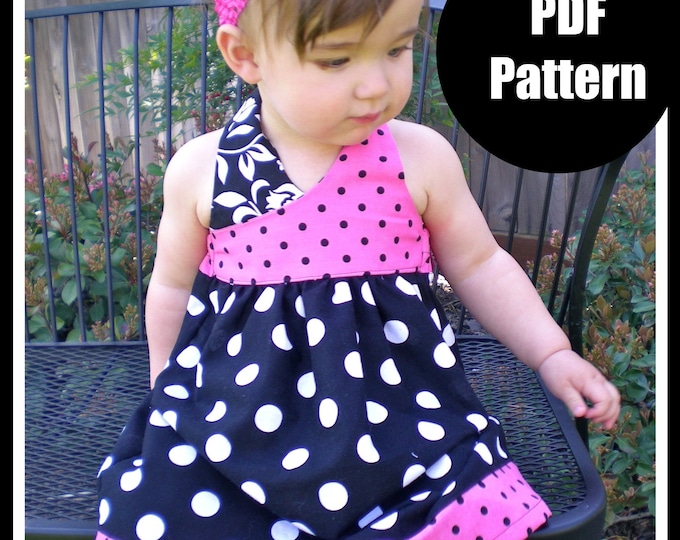 Girls Dress Pattern, PDF Sewing Pattern, Easy Sewing PDF Patterns for ...