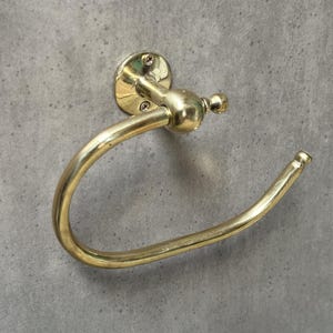 Porta rotolo di carta igienica in ottone, porta fazzoletti da parete, porta rotolo da bagno in ottone massiccio