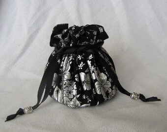 Jewelry Pouch - Medium Size - Tote - SILVER SHINE