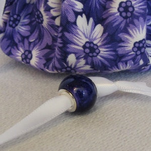 Traveling Jewelry Bag Medium Size Tote PURPLE CORSAGE imagem 2