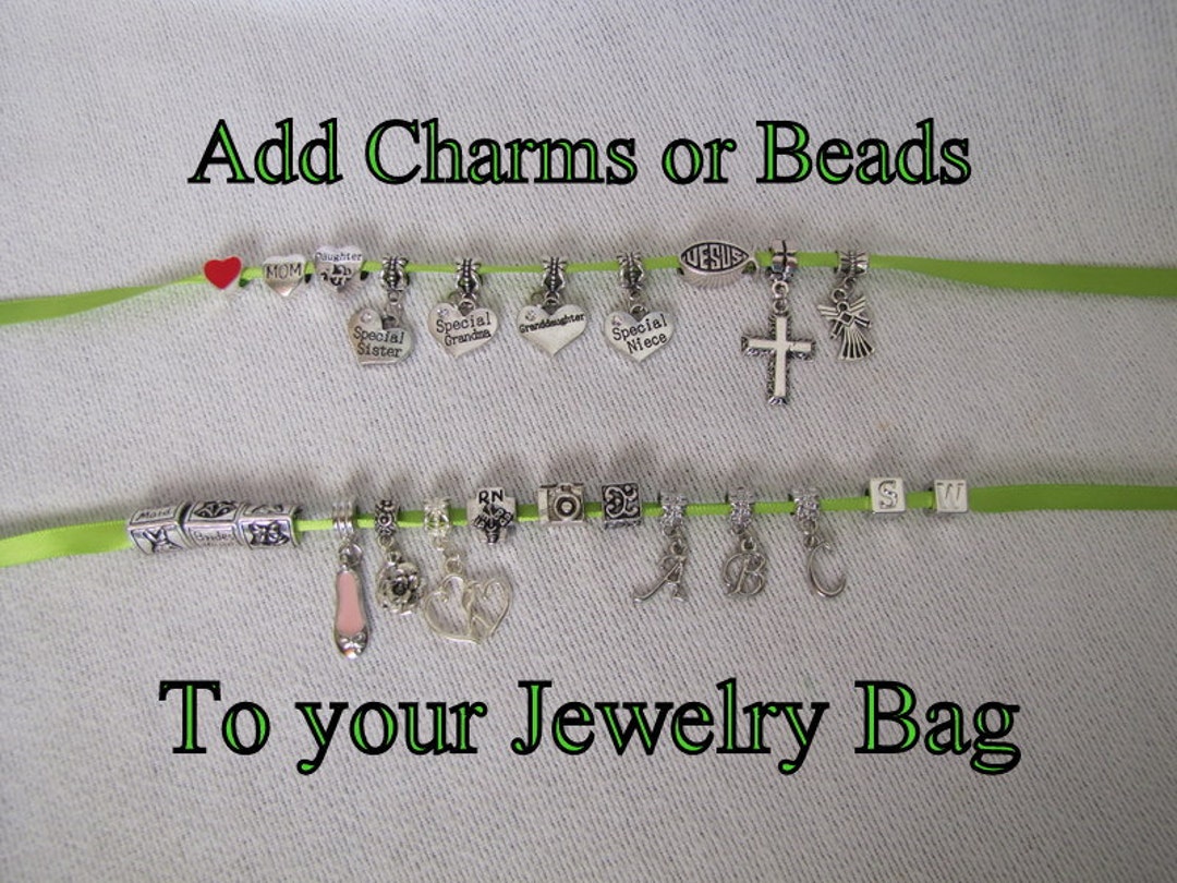 Drawstring Add-ons for Any Mini, Bridal, Medium or Giant Jewelry Bag - Etsy