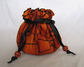 Jewelry Bag - Medium Size - Drawstring Jewelry Pouch - SLAM DUNK BASKETBALL