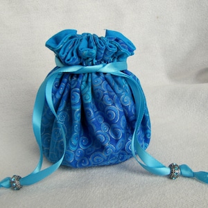 Gift for women - Medium Size - Jewelry Bag - TURQUOISE TAKEOVER