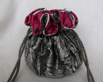 Sac à bijoux en brocart brossé - Taille de luxe - Sac à bijoux - Pochette - CONTE DE SOURIS