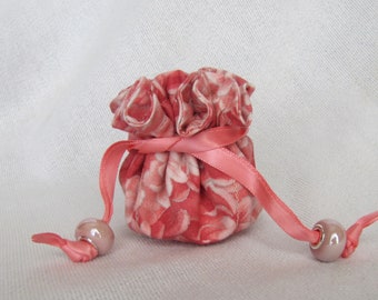 Gift for women - Mini Size - Jewelry Tote - JUST PEACHY