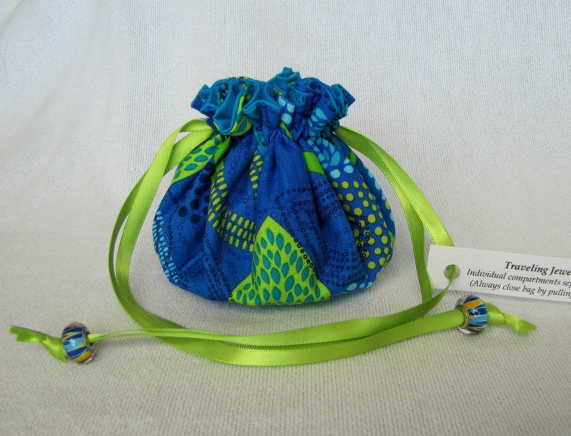 Drawstring Jewelry Pouch Medium Size Jewelry Bag APRIL Etsy