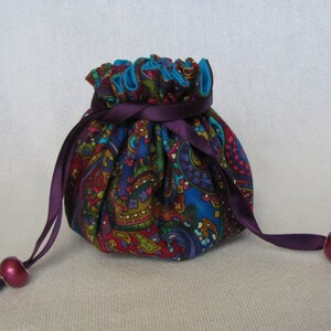 Jewelry Bag - Medium Size - Drawstring Jewelry Tote - Pouch for Jewelry - FLYING TRAPEZE