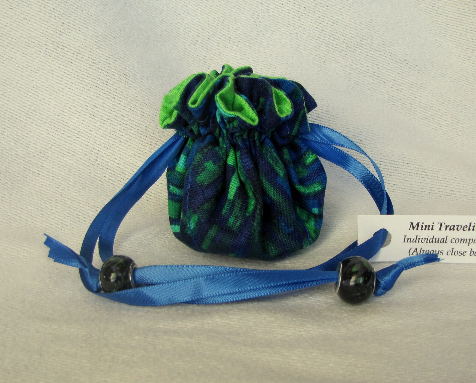 Drawstring Jewelry Bag Mini Size Fabric Travel Pouch Etsy
