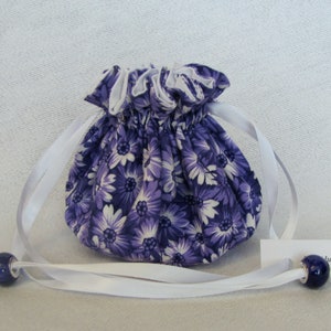 Traveling Jewelry Bag Medium Size Tote PURPLE CORSAGE imagem 5