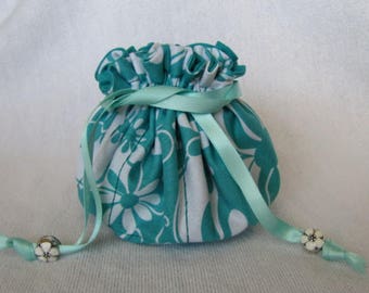 Fabric Jewelry Bag - Medium Size - Jewelry Tote - Bag for Jewelry - COTTON WISP