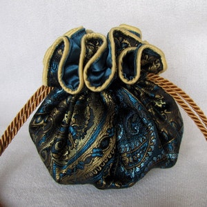 Brocade Jewelry Tote - Luxury Size - Tote for Jewelry - VENETIAN NIGHTS