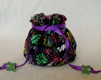 Jewelry Pouch - Medium Size - Travel Tote for Jewelry - FLUTTER BLING