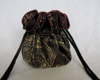 Brocade Jewelry Bag - Luxury Size - Jewelry Tote - Travel Pouch - MAGNIFIQUE