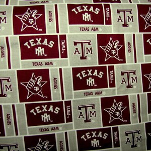 College Team Jewelry Bag Mini Size Drawstring Pouch Jewelry Tote TEXAS A & M AGGIES image 3