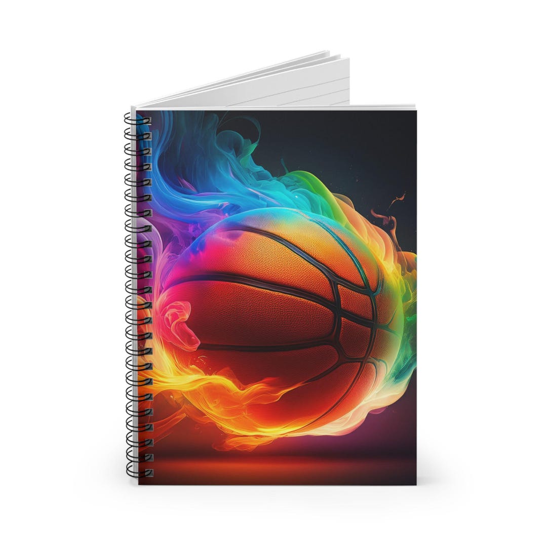 Basketball Spiral Notebook - Ruled Line - Etsy