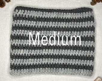 Gorro con orejas de gato a rayas, mediano, colores personalizados