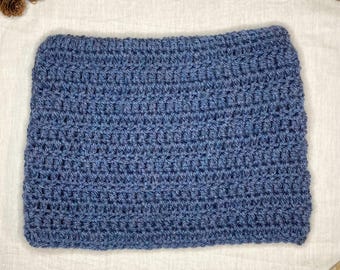 Gorro con orejas de gato de color azul liso