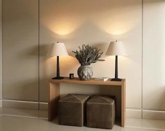 Handmade Modern Console Table – Minimal Wood Entryway Table (110x40x90 cm)