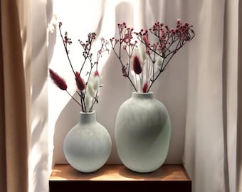 Handmade Stylish 2-Piece Vase Set – Modern Decorative Design, Elegant Home Decor, Perfect Gift for Housewarming or Weddings